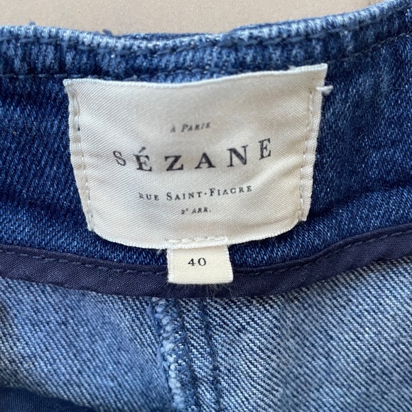 Sézane - Denim Rome Shorts - US Size 8 - Picture 4 of 6